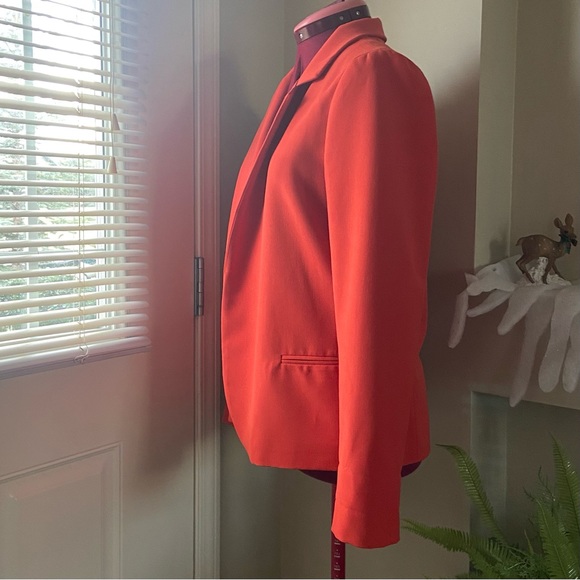 Silence and Noise women rust orange lined long sleeves cardigan. Size M. Used. - Picture 3 of 8